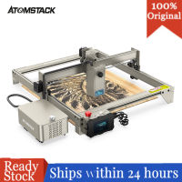 KKmoon ATOMSTACK S20 Pro เครื่องตัดแกะสลักด้วยเลเซอร์20W Laser Power 400X400Mm Engraving Area Fixed-Focus Ultra-Thin Laser High-Energy Support 12-15Mm Solid Wood Board Cutting With Air Assist Accessory ป้องกันดวงตาประกอบอย่างรวดเร็วโครงสร้างอลูมิเนียม