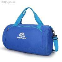 Tas Gym สำหรับผู้หญิงและผู้ชาย Duffel พร้อมช่องเปียกกระเป๋าสะพายขนาดใหญ่อเนกประสงค์กลางแจ้ง