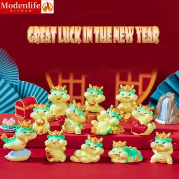 2024 Chinese New Year Dragon Miniature Ornament Dragon Figurines