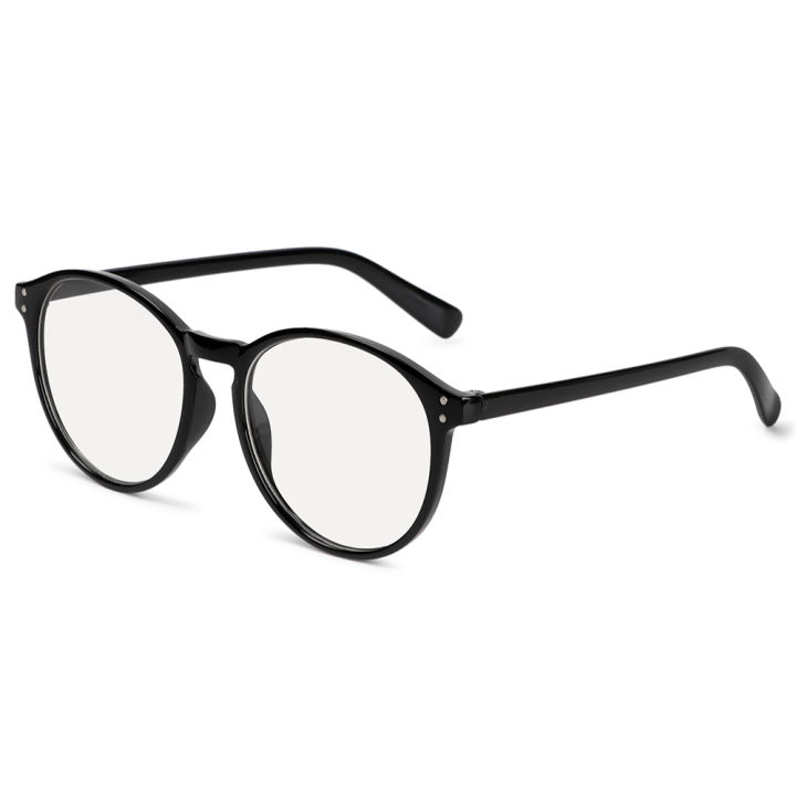 peony-1-0-4-0-reduces-eye-strain-vintage-eyeglasses-black-flat-mirror-eyewear-myopia-glasses-round-frame-uv-protection-leopard-print-uni-anti-blue-lightmulticolor