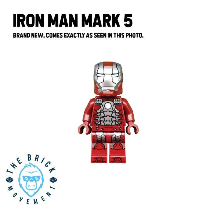 LEGO® MARVEL Iron Man Mark 5 MinifigureLcM | Lazada PH