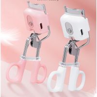 เครื่องแต่งหน้าระบบไฟฟ้าอัจฉริยะแบบชาร์จไฟได้ USB ความงามขนาดเล็กเครื่องดัดขนตาด้วยความร้อนแบบพกพาฉลากส่วนตัว