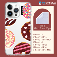 HI-SHIELD Stylish เคสใสกันกระแทก iPhone รุ่น Donut2 [เคส iPhone14][เคส iPhone13]