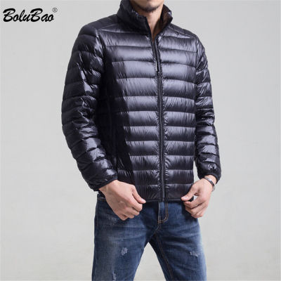 ZZOOI Fashion Brand Winter Men Down Coats Male Casual Thick Warm Solid Color Down Jackets Mens Slim Fit Down Coats