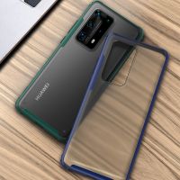 [2023ใหม่] เคสสำหรับหัวเหว่ย P40 Pro Plus เคสกันกระแทกบน Huaweip40 P 40 40 P P40pro ป้องกันโทรศัพท์ Coque ด้านหลังกระเป๋า Matte Huwei Hawei