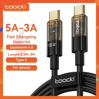 【Taotao Electronics】 สาย Toocki 100W 20W 12W 6A ชาร์จเร็วสุดๆ5A 3A 2.4A ประเภท C/usb-Type C/ios สายชาร์จสำหรับโทรศัพท์ Android Iphone