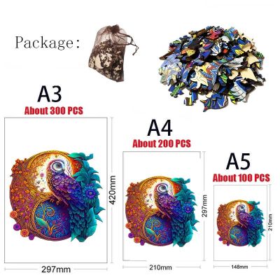 ของเล่นแมวและภาพติดเพชรลายต่างๆไม้สำหรับผู้ใหญ่เด็ก3D ปริศนาของเล่นเพื่อการศึกษาแบบทำมือเกมของขวัญวันคริสต์มาส