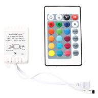IR Box Remote Controller 24 Keys for RGB LED Light Strip thumbnail