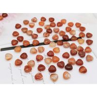 1PC Natural Red Agate Mini Heart Shape / Top High Quality / Red Agates Promotes Safety, grounding, and vitality.