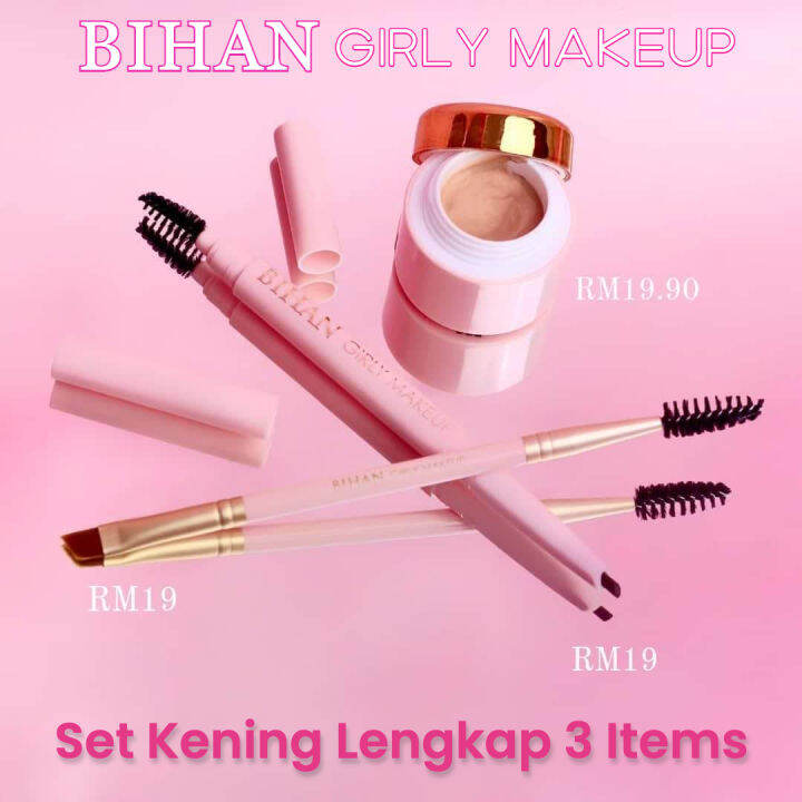 Bihan Set Kening / Bihan Girly Makeup BGM Set Concealer, Eyebrow Pencil ...