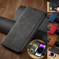 Wallet Luxury Skin Friendly Magnetic Flip With Card Slot Stand Photo Frame Leather Case For iPhone 15 15 Plus 15 Pro 15 Pro Max