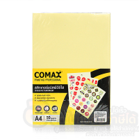 สติ๊กเกอร์ใส COMAX สติกเกอร์พีวีซีใส PVC TRANSPARENT สติ๊กเกอร์ ขนาด A4 กาวเหนียวติดทน กันน้ำ บรรจุ 50แผ่น/แพ็ค จำนวน 1แพ็ค พร้อมส่ง