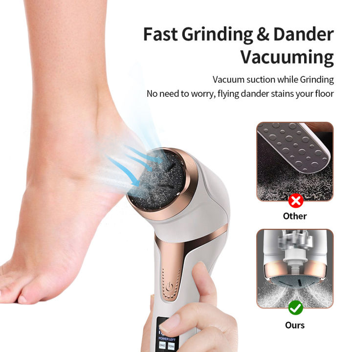 Automatic Vacuum Cleaner and Foot Grinder