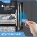 AVARO digital Handle Kunci Pintu rumah Elektronik Fingerprint smart Door Lock Security - SL02. 