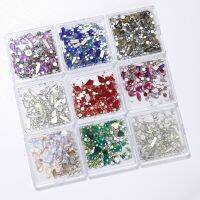 Crystal Flat Base Heterosexual Diamond Design Mini Glitter Rhinestone Manicure Beauty Accessories Decorations for Nail Art