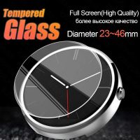 All Size Round Watches Tempered Glass Screen protector Diameter 23 25 28 32 33 37 43 44 45 46 mm Protective Film For Smart Watch Screen Protectors