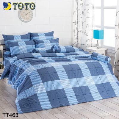 Toto ผ้าปูที่นอน (ไม่รวมผ้านวม) พิมพ์ลาย กราฟฟิก Graphic Print TT463 (เลือกขนาดเตียง 3.5ฟุต/5ฟุต/6ฟุต) #โตโต้ เครื่องนอน ชุดผ้าปู ผ้าปูเตียง