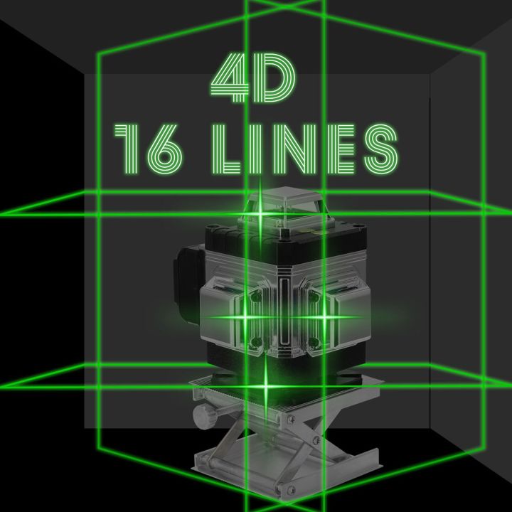 สายสีเขียววัดระดับเลเซอร์3d-เส้น4d-เส้นปรับระดับเองเครื่องทำระดับเลเซอร์ลายเส้นแนวตั้งในแนวนอนเฉียงเครื่องมือวัดระดับแสงสีเขียว