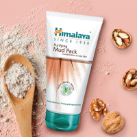 โคลนพอกผิวหน้า ลดสิวและผดผื่น ลดความมันส่วนเกิน ดูดซับสิ่งสกปรก Himalaya Oil Clear Mud Face Pack 100g