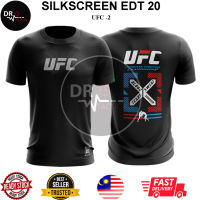 New Fashion Dr Tactical Microfiber Eyelet Round Neck Short Sleeve Silkscreen Printed T-Shirt Ufc 2 Ready Stock Malaysia 2023