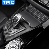 TPIC สำหรับ BMW F30 F32 F34 F36คาร์บอนไฟเบอร์คอนโซลกลางเกียร์เปลี่ยนแผง ABS ปกสติ๊กเกอร์ภายในเครือเถาอุปกรณ์เสริมในรถยนต์