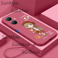 เคสมือถือเคสนิ่มใส่โทรศัพท์รูปหมีขนาด4กรัมแบบ Vivo Y27