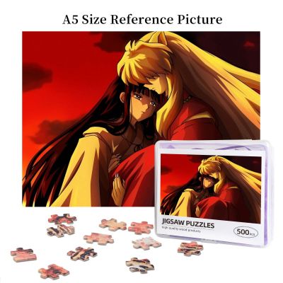 InuYasha (12) Wooden Jigsaw Puzzle 500 Pieces Educational Toy Painting Art Decor Decompression toys 500pcs
