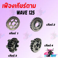 เฟืองเกียร์ตาม WAVE 125 เกียร์ 1-4 มีขนาดฟันให้เลือก สินค้าเกรด AAA ส่งตรงจากโรงงาน ราคาถูก!!!