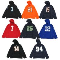 เสื้อผ้ารักบี้ล่าสุด Popular logo football big yards of qiu dong with velvet suit hooded fleece single men and women to foster long jersey Numbers embroidery