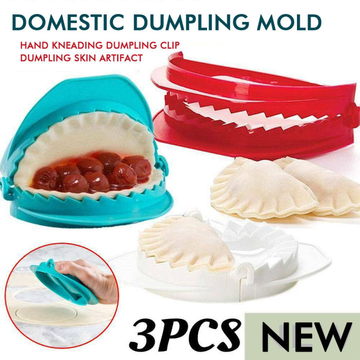 lucky-3ชิ้น-เซ็ต-diy-dumpling-maker-mold-dough-press-meat-pie-pastry-empanada-mold-tool-สีสุ่ม