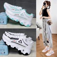Spot goods spring The New student Korean version wild sports shoes leisure travel White running shoes Fashion Breathable womens shoes Sneakers