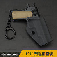 Wosport 1911 โมเดลชุดพวงกุญแจ กับ KYDEX ชุดดึงเร็ว เครื่องแขวนคลังสินค้าเปล่าแบบถอดได้ เครื่องประดับ