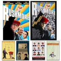 Rushmore ฟิล์มภาพยนตร์คลาสสิกโปสเตอร์ผ้าใบพิมพ์ Modern Room Wall Art ภาพ Wall Decor Aesthetic ฟิล์มภาพยนตร์ Wall Decoration