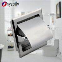 Onyzpily Bathroom Toilet Paper Holder Chrome Finish Stainless Steel Tissue Box Holder Free Shipping Chrome Black Wall Mounted Toilet Roll Holders