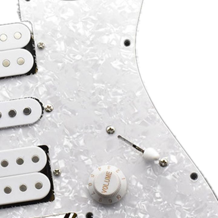 electric-guitar-pickup-st-humbucker-guitar-pickups-prewired-pickguard-guitar-pickup-white-pearl-guitar-instrument-parts