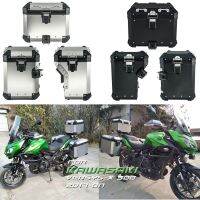 สำหรับ KAWASAKI VERSYS 300X X300 2017-สำหรับรถจักรยานยนต์ Panniers กรณีด้านบนถุงอลูมิเนียมชั้นวางกระเป๋าสัมภาระวงเล็บกล่องสแตนเลส