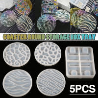 Silicone Coaster Mat Mould Handmade Cup Coaster Holder Rack Set Coasters Resin Casting Mold Epoxy Tool DIY Craft Homedecor