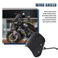 Motorcycle Windshields Windshield Screen Headlight Fairing for Benelli Leoncino 500(Black)