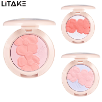 Dual Color Blush Powder Makeup Natural Glow Long-lasting Face Enhancing Makeup Color Face Blusher Cosmetics