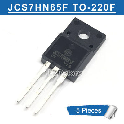 5ชิ้น TO-220F JCS7HN65F JCS7HN65 TO220F 7HN65F 7HN65 N-Channel 650V/7A ทรานซิสเตอร์ใหม่แบบดั้งเดิมมอสเฟท