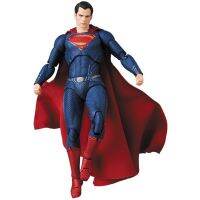 16Cm DC Superman MAFEX 057จัสติสลีกรุ่นเก็บฟิเกอร์มนุษย์ซุปเปอร์ตุ๊กตาคริสต์มาสกวางเรนเดียร์ BJD