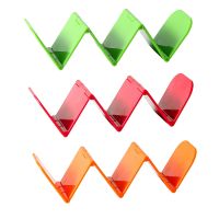 Hot Selling Foldable Spring Roll Holder Stackable Mexican Roll Racks Lightweight Easy To Clean Holds 3 Wave Shape Kitchen Tools