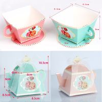 Tea Pot Shape Candy Box Party Favors Wedding Favors And Gifts Baby Shown Gift Box Bag for Guests Birthday Party Decoration