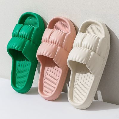 【CC】✔¤﹍  Beach Thick Platform Korean Eva Slippers Flip Flops Ladies Fashion Soft Sole Non-slip Sandals