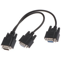 [Nicoles] 15Pin VGA ชายถึง2 Vga Svga อะแดปเตอร์ตัวเมียสายเชื่อมจอตัวแบ่งสัญญาณวิดิโอ