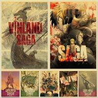 Vinland Saga อะนิเมะมังงะศิลปะย้อนยุคภาพพิมพ์ผ้าใบโปสเตอร์บ้านตกแต่งผนัง-หลายรูปแบบที่มีอยู่