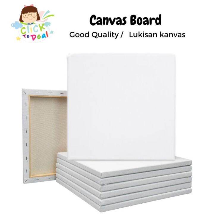 Stretched Canvas Board Frame kanvas lukis drawing canvas Lukisan kanvas Canvas Board Acrylic