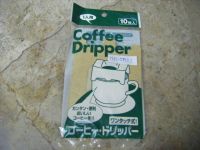 JAPAN ถุงชงกาแฟทรงเหลี่ยม แข็งแรง แบบดริป ญี่ปุ่นแท้ บรรจุ 10 ชุด