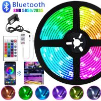 【LZ】☇✜  Impermeável LED Strip Light para Decoração Fita RGB Fita de Diodo de Quarto WiFi Espelho Bluetooth Luz de fundo TV Decoração ao ar livre 30m 5050 2835