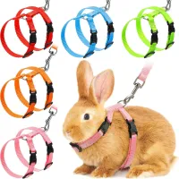 【YF】 Arnês Trela Ajustável Coelho Harnesse para Gatinho Outdoor Walking Suprimentos Acessórios